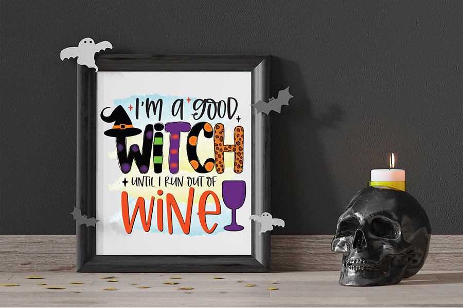 Halloween Witch Sublimation Design