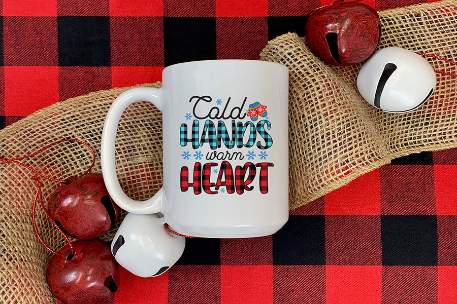 Cold Hands Warm Heart, Winter PNG Sublimation