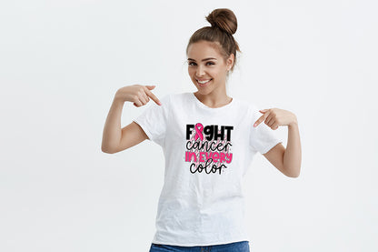 Fight Cancer in Every Color, Breast Cancer PNG