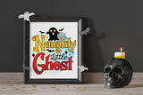Halloween PNG Sublimation, Naughty Little Ghost