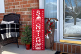 Santa Stop Here - Christmas Porch Sign SVG