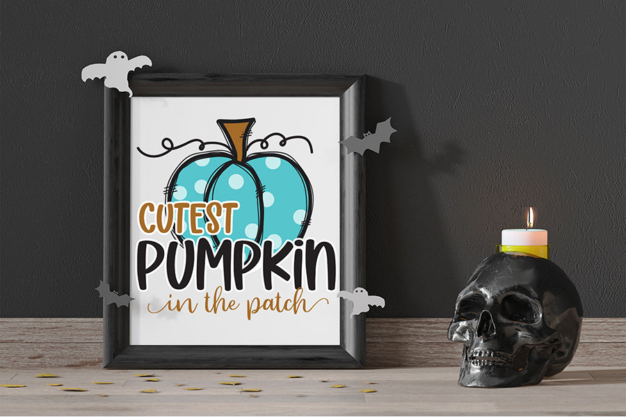 Halloween PNG - Cutest Pumpkin in the Patch