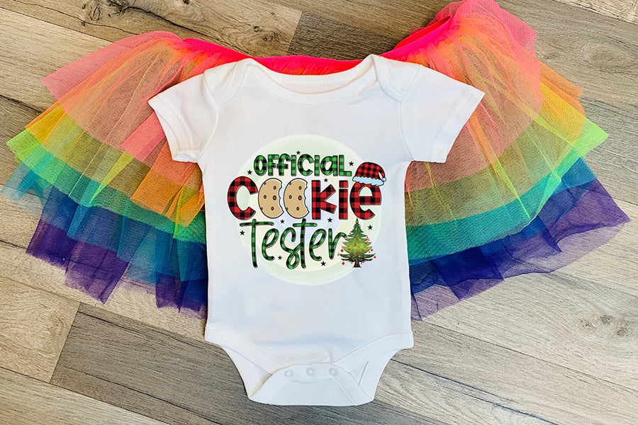 Official Cookie Tester, Kids Christmas Sublimation Design