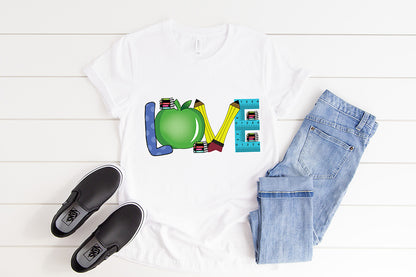 Teacher PNG Sublimation Design - Love