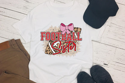 Football Sister, Football Sublimation Design