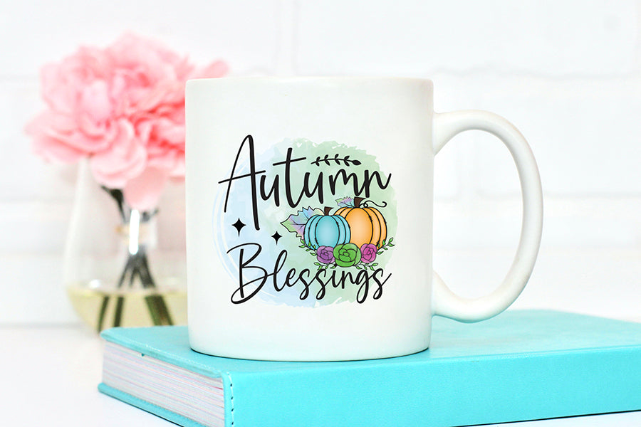 Autumn Blessings, Thanksgiving PNG Sublimation