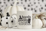 Halloween SVG | Hocus Pocus I Need Coffee to Focus
