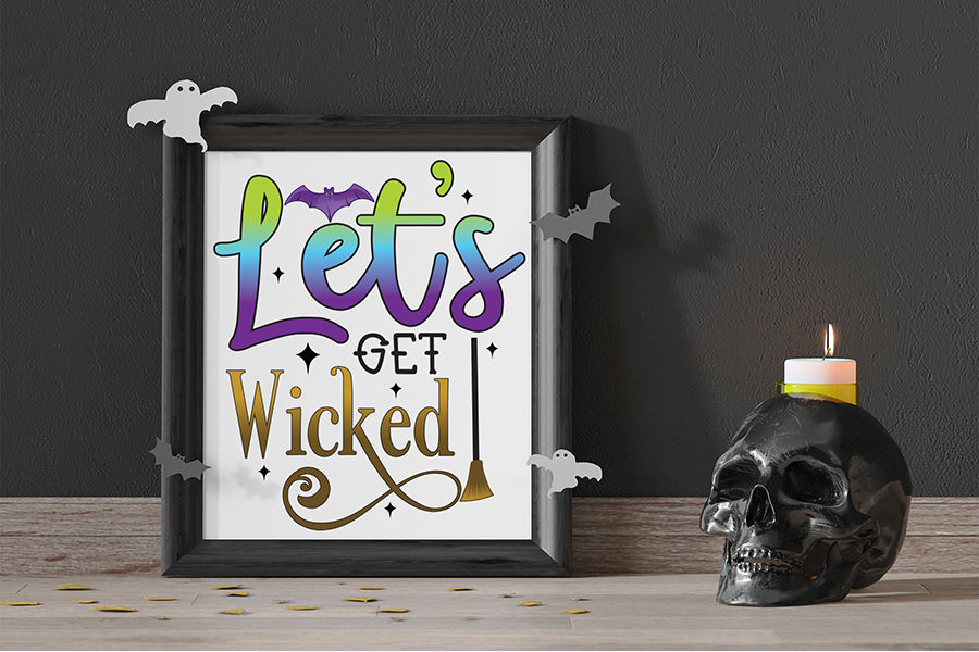 Halloween Sublimation PNG | Let's Get Wicked