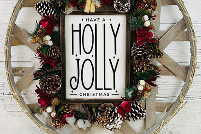Have a Holly Jolly Christmas Farmhouse SVG