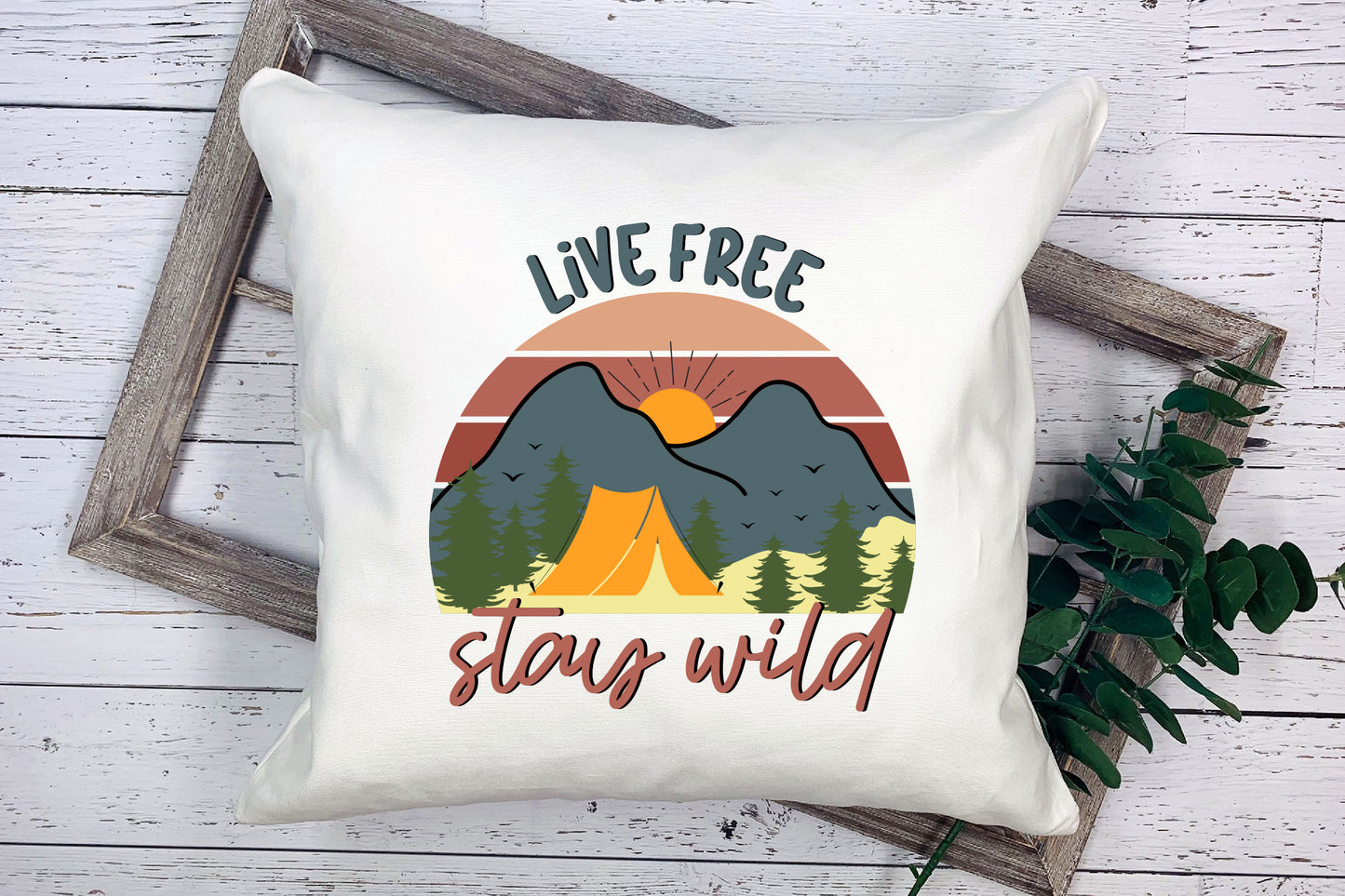 Outdoor Life Sublimation | Live Free Stay Wild PNG