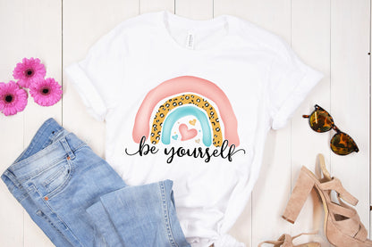 Self Love Quote Sublimation - Be Yourself PNG