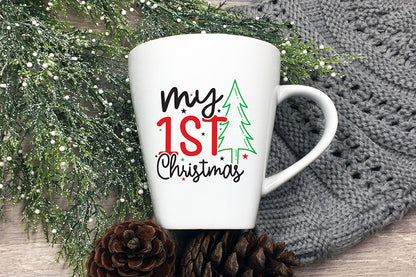 Christmas SVG Design, My 1st Christmas SVG