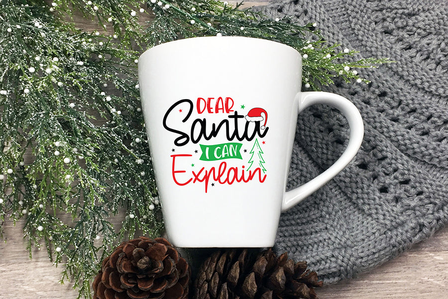 Christmas SVG, Dear Santa I Can Explain