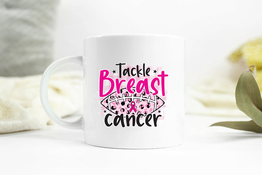 Tackle Breast Cancer PNG Sublimation Design