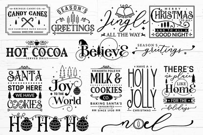 Farmhouse Christmas Sign SVG Mega Pack