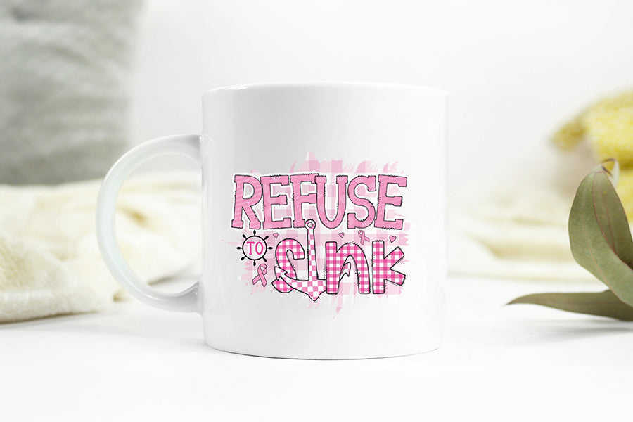 Refuse to Sink PNG, Breast Cancer Sublimation