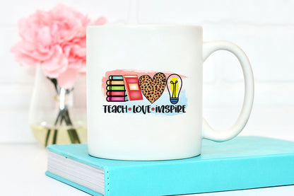 Teacher PNG Sublimation Design | Teacher Love Inspire