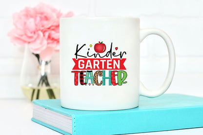 Teacher Sublimation Design - Kinder Garten Teacher