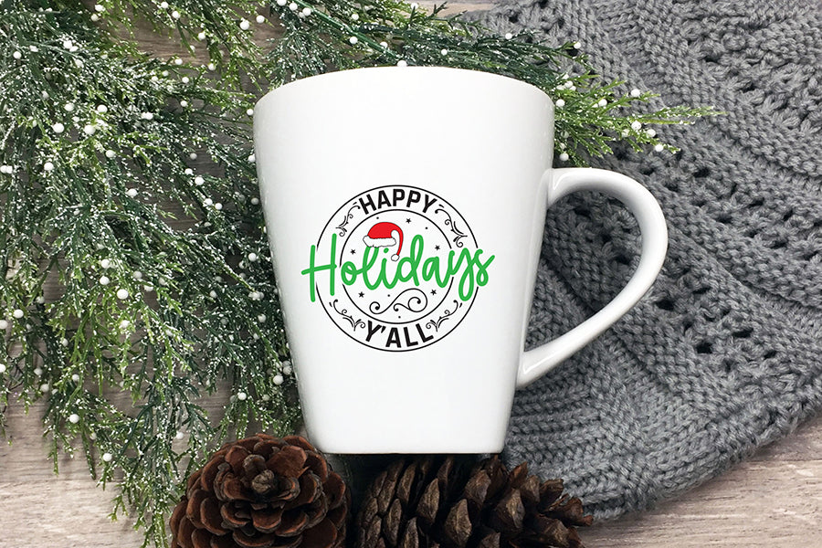 Christmas SVG - Happy Holidays Y'all