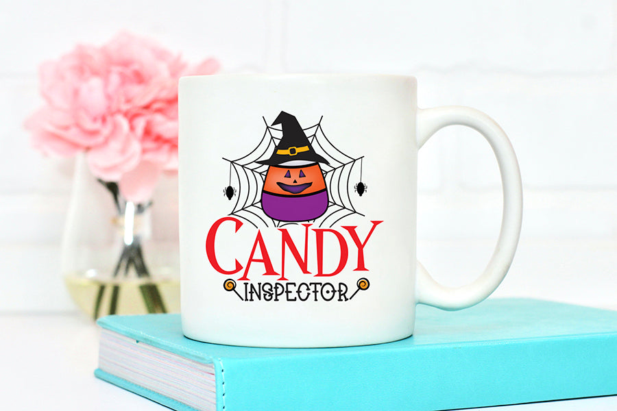 Halloween PNG Sublimation, Candy Inspector