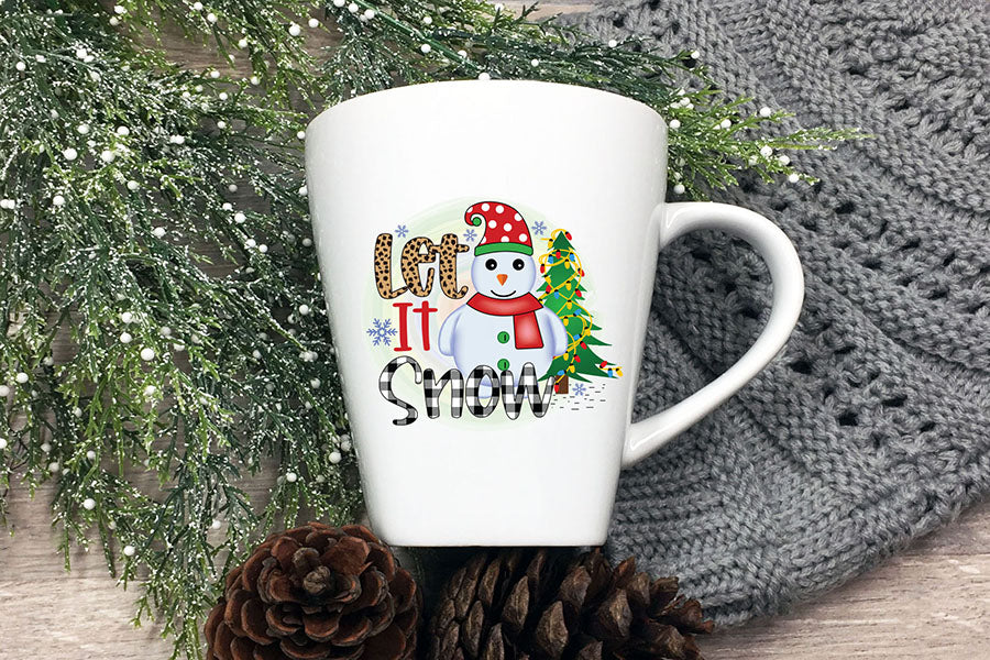 Let It Snow | Snowman Sublimation Design