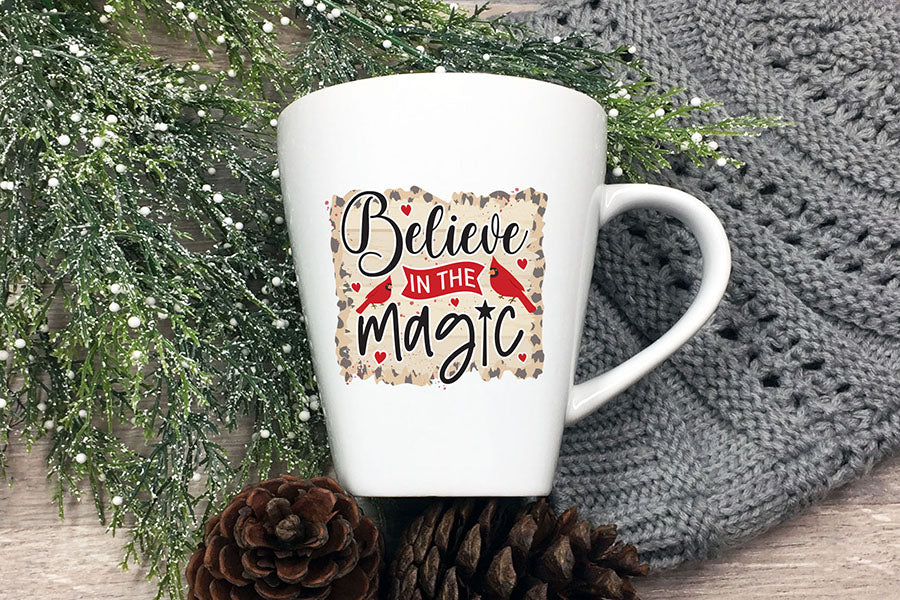 Believe in the Magic | Christmas Cardinal PNG