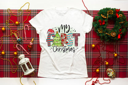 My First Christmas, Kids Christmas Sublimation