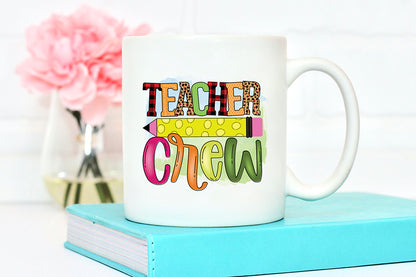 Teacher Crew, Teacher Sublimation Design