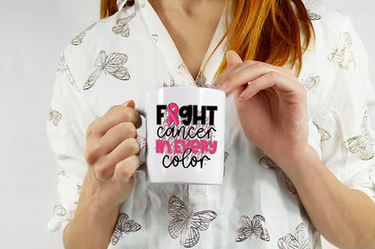 Fight Cancer in Every Color, Breast Cancer PNG