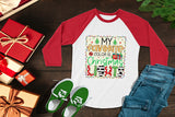 My Favorite Color is Christmas Lights Funny PNG