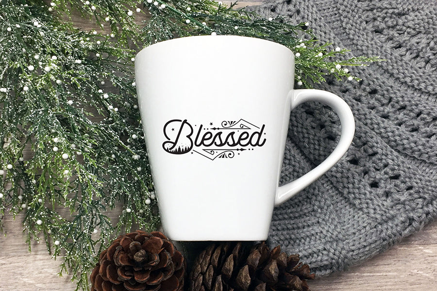 Christmas SVG - Blessed SVG Cut File