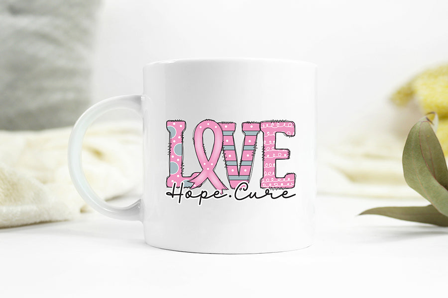 Love Hope Cure PNG - Breast Cancer PNG