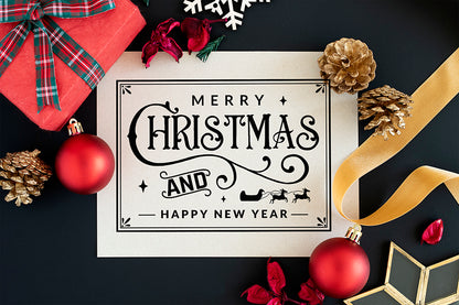 Farmhouse Christmas Sign SVG Design