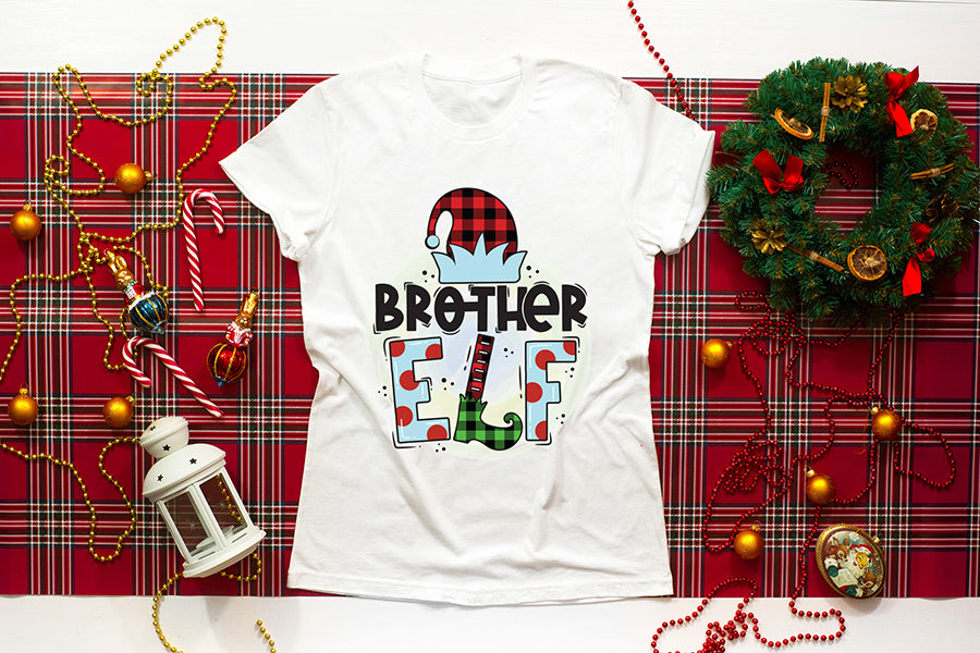 Brother Elf - Kids Christmas Sublimation Design