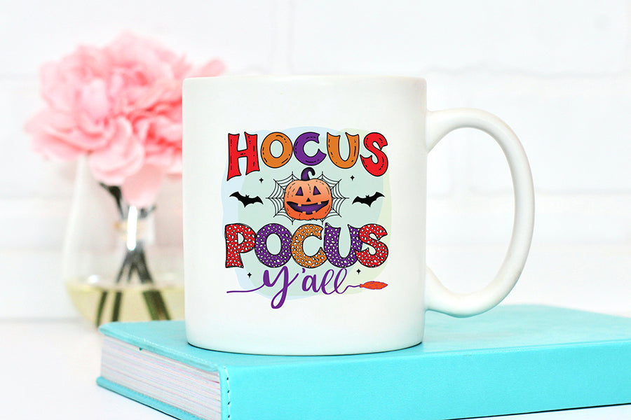 Hocus Pocus Y'all | Halloween Sublimation Design