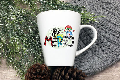 Be Merry, Snowman Sublimation Design