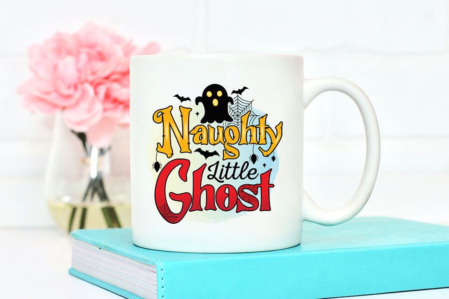 Halloween PNG Sublimation, Naughty Little Ghost