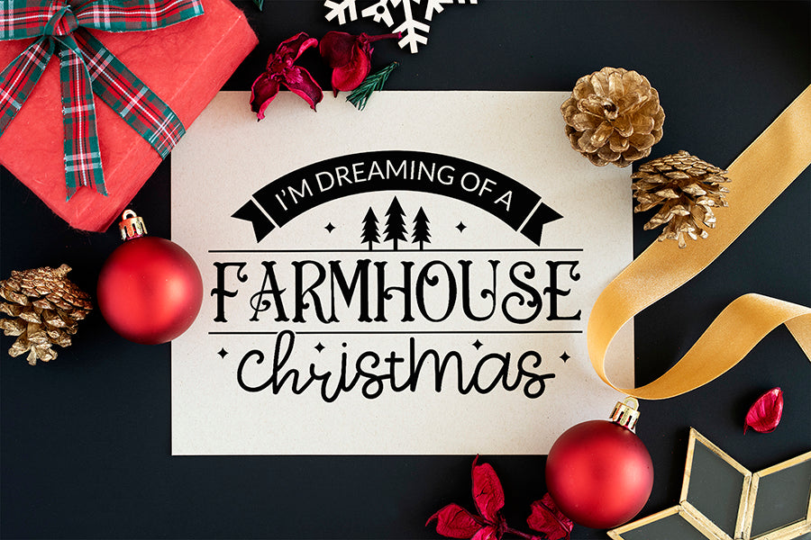 Farmhouse Christmas Sign SVG Design