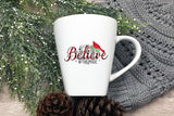 Believe in the Magic - Christmas Cardinal Sublimation