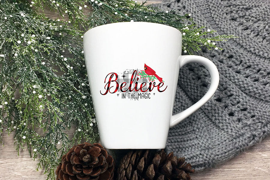 Believe in the Magic - Christmas Cardinal Sublimation