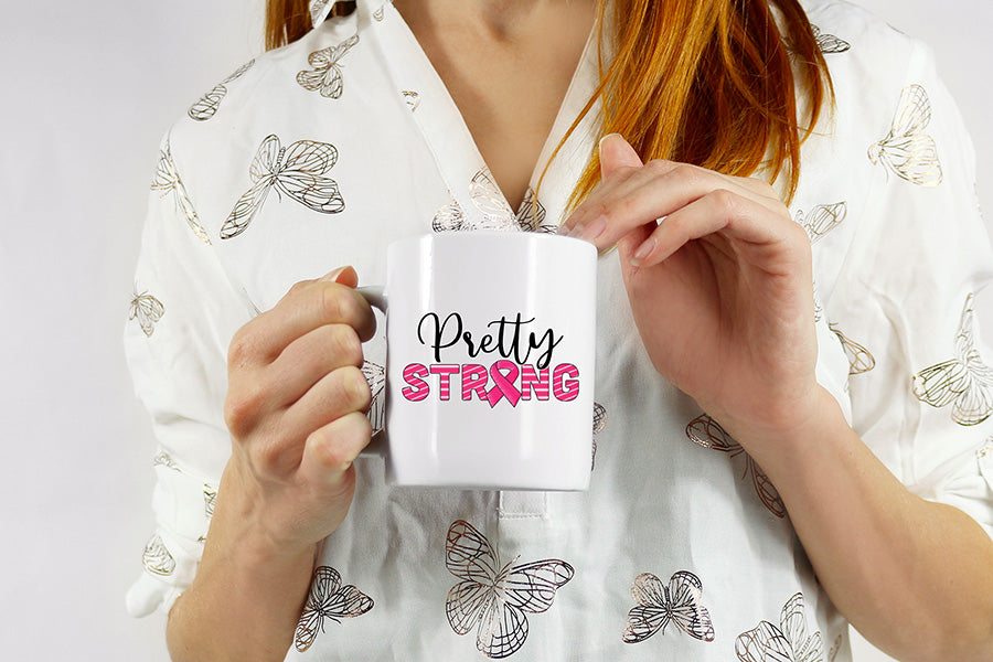 Pretty Strong | Breast Cancer Sublimation