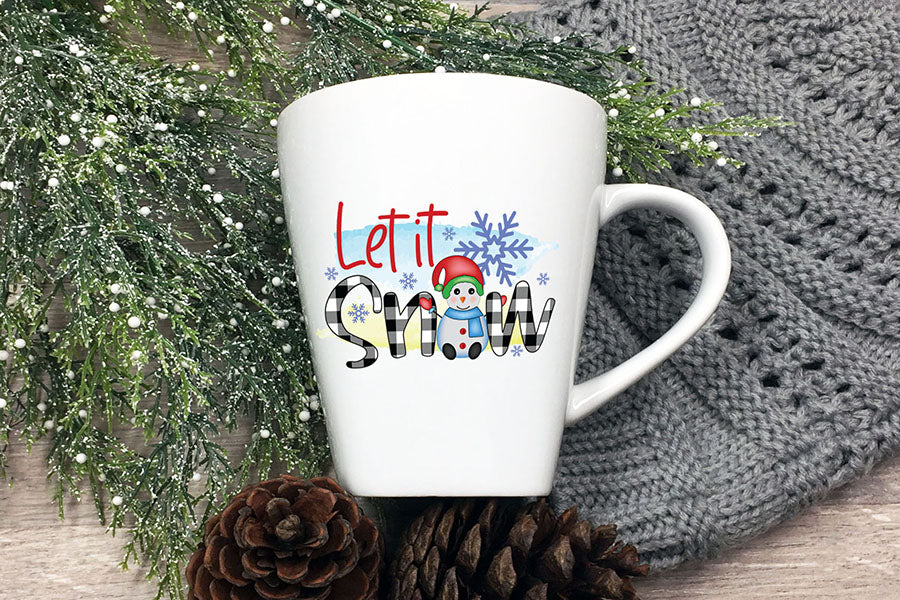 Let It Snow | Snowman PNG Sublimation