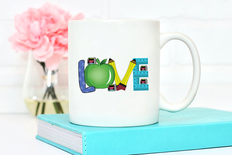 Teacher PNG Sublimation Design - Love