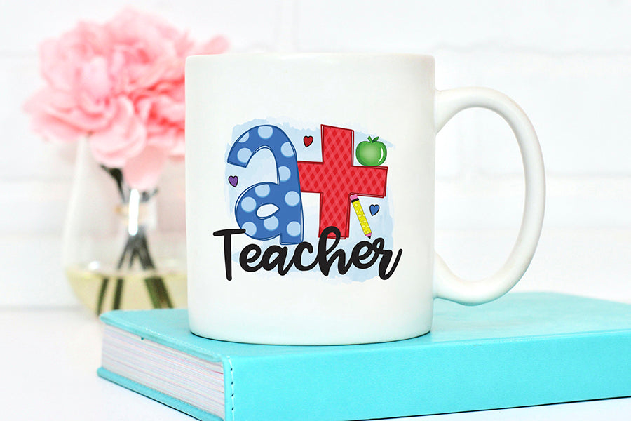 A+ Teacher | Teacher Sublimation Design