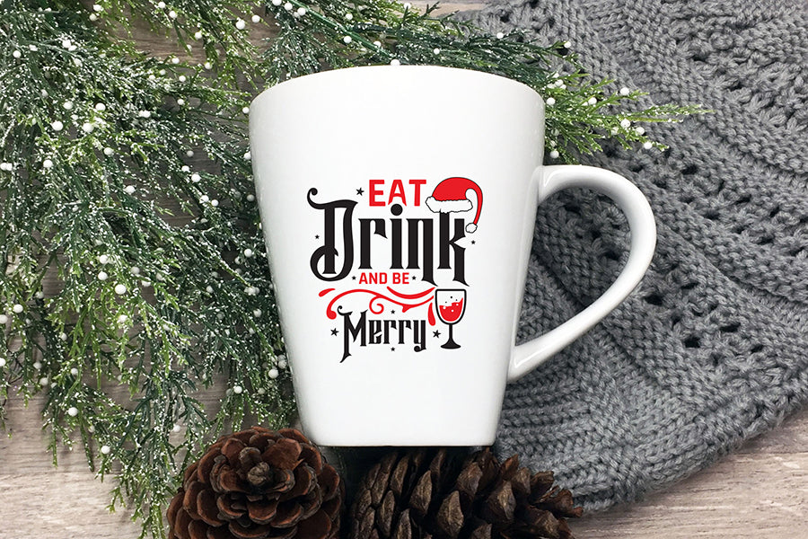 Christmas SVG, Eat Drink and Be Merry
