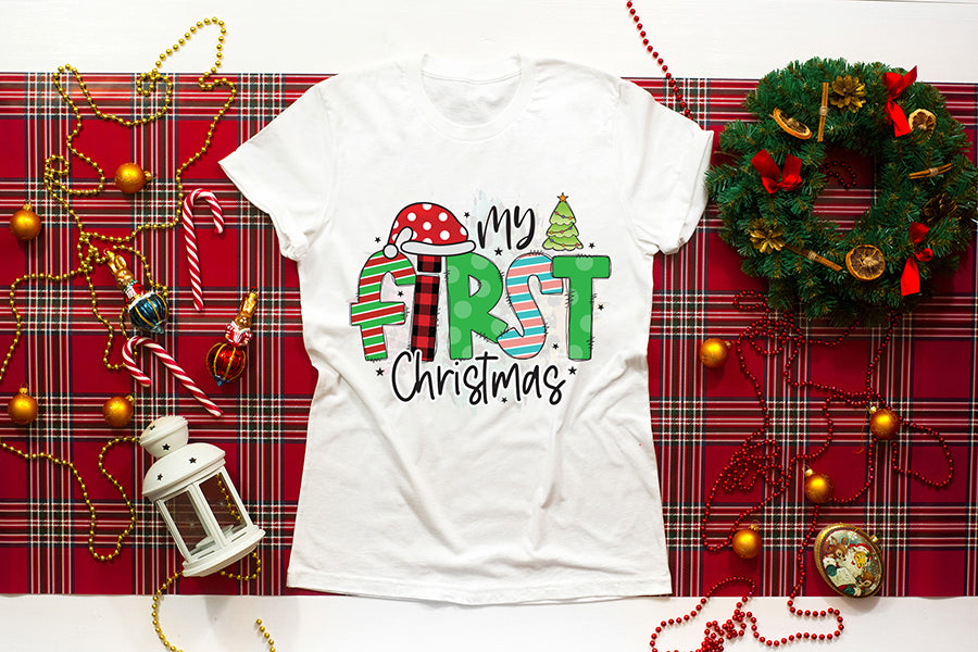 My First Christmas PNG | Kids Christmas PNG