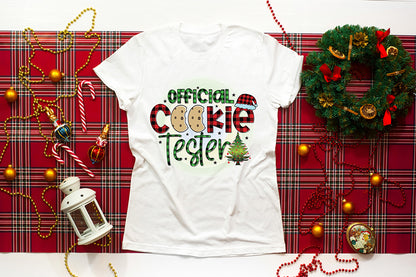 Official Cookie Tester, Kids Christmas Sublimation Design