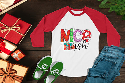 Nice Ish, Funny Christmas PNG Sublimation