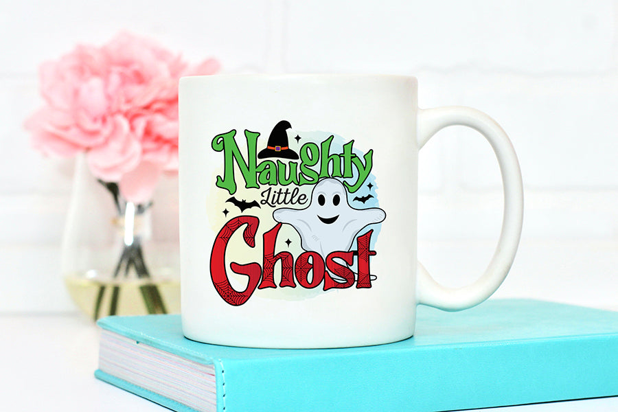 Naughty Little Ghost - Halloween Sublimation Design