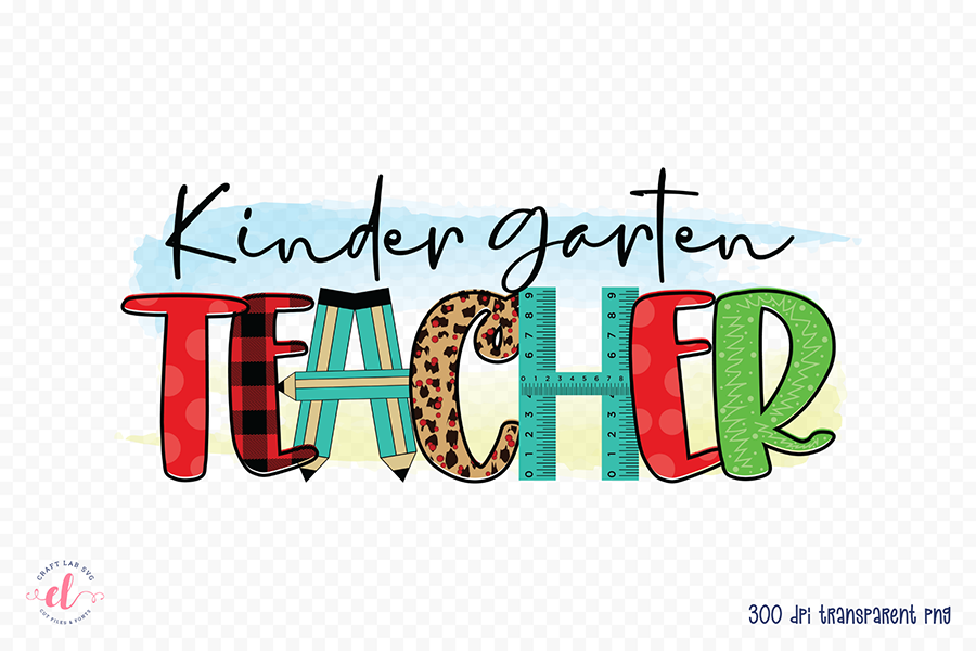 Kindergarten Teacher | Teacher PNG Sublimation